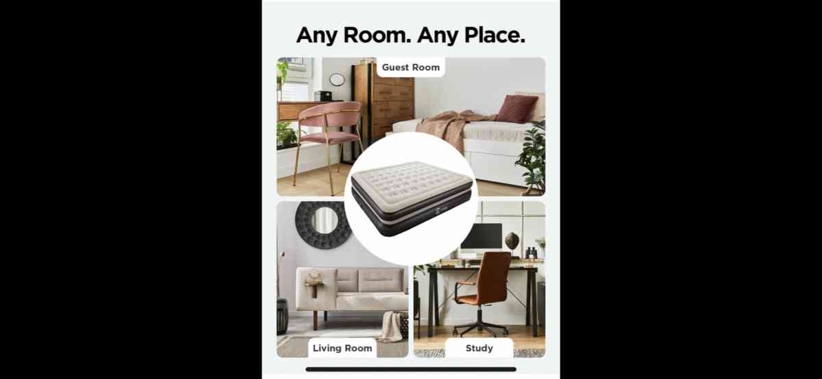 king air mattress with built in pump - Carrollton, Texas - FleaMarketBay