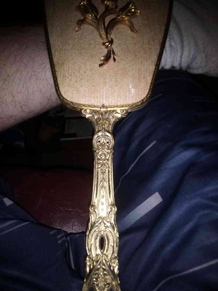 vintage hand held antique mirror - Crawfordsville, Indiana - FleaMarketBay