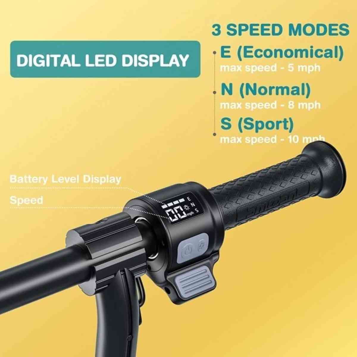 Foldable Electric Scooter for Kids 3 Speeds and Adjustable H - Claremont, California - FleaMarketBay