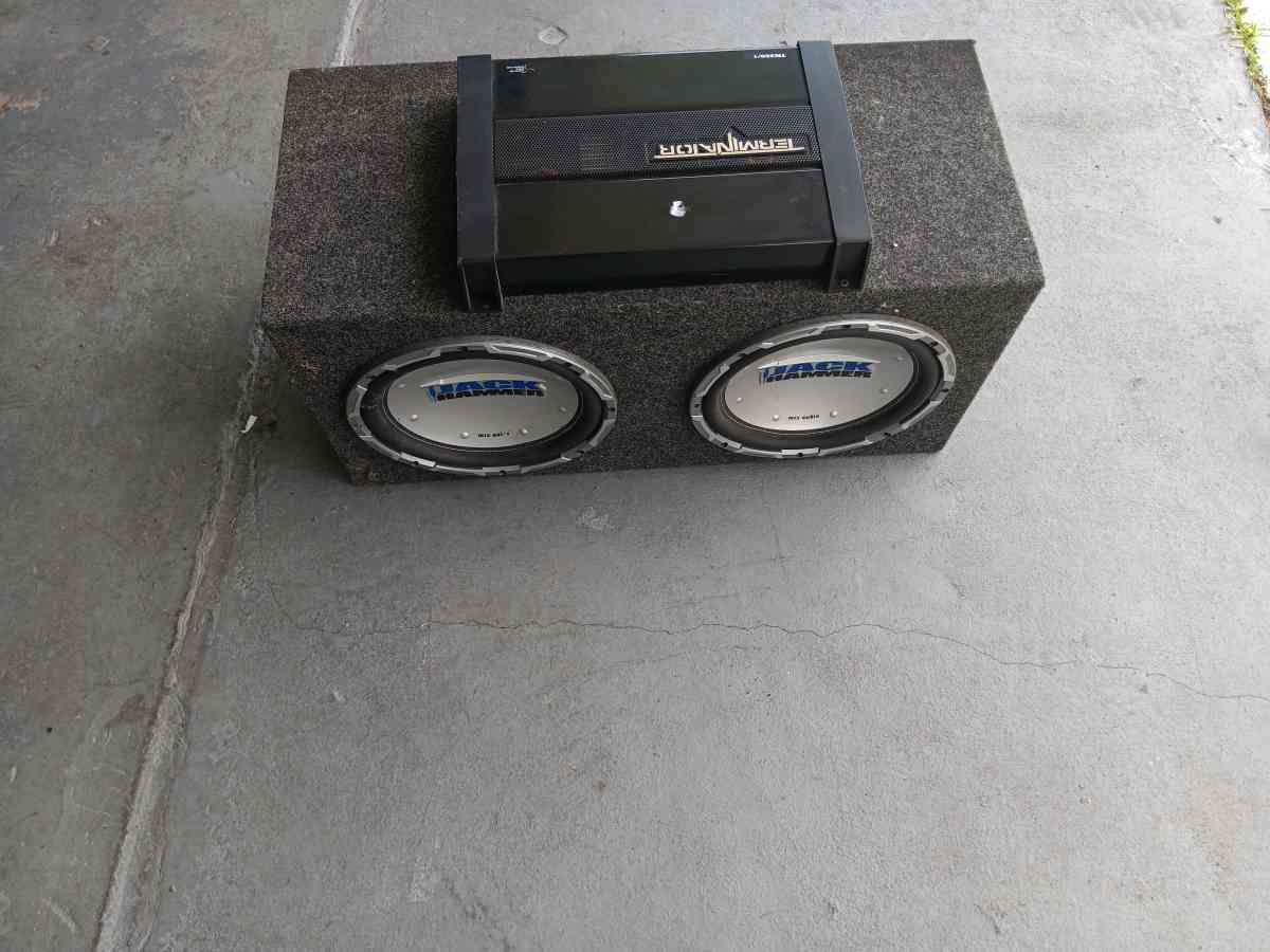 Terminator Amp and speakers - Deltona, Florida - FleaMarketBay