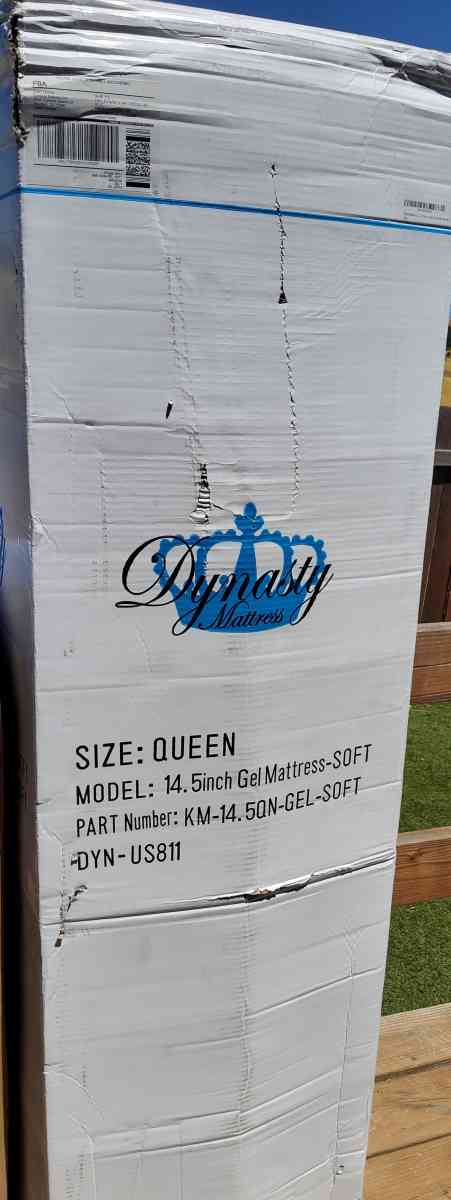 Dynasty Queen 145in gel mattress - Corning, California