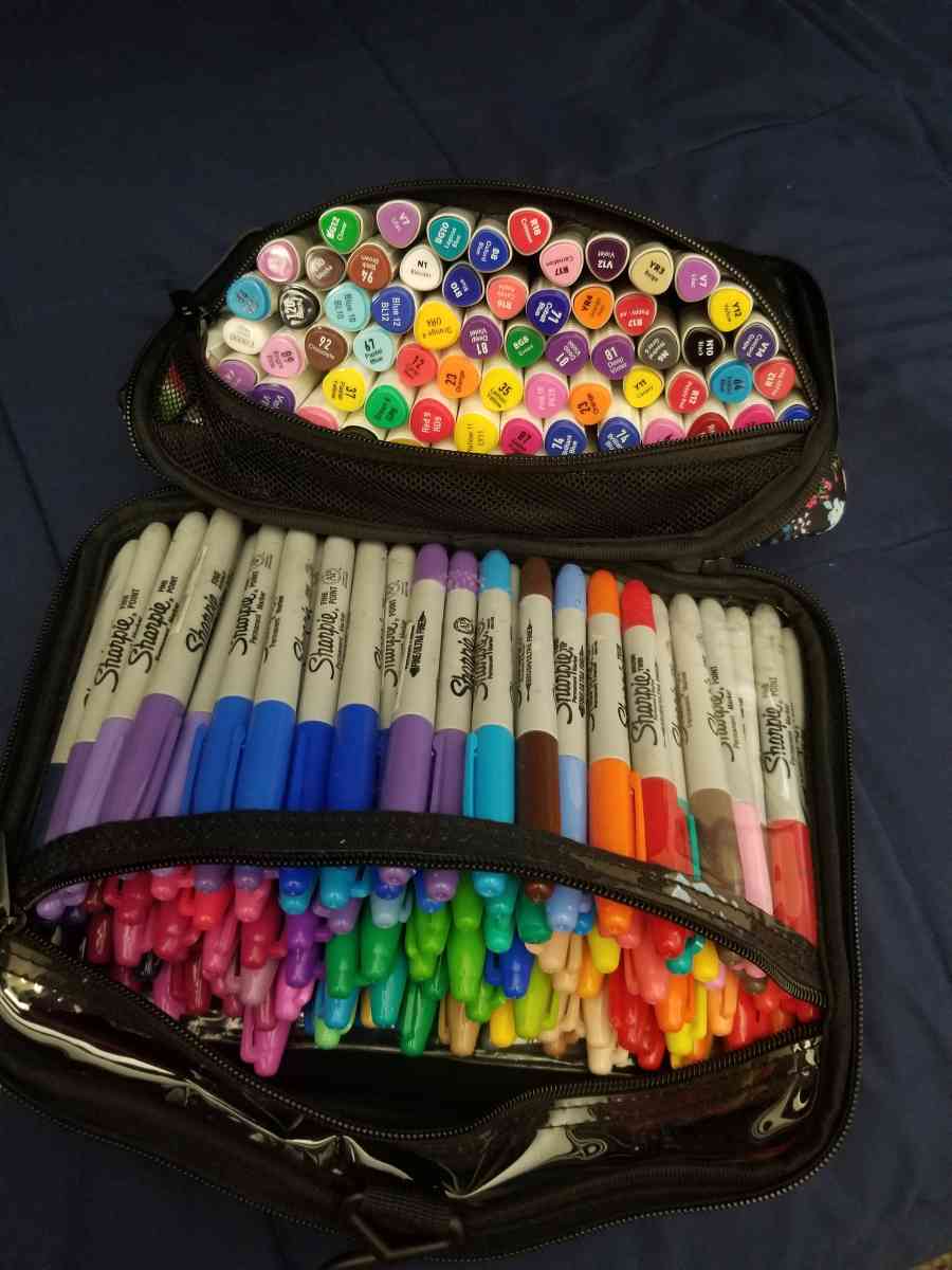 new sharpie markers and Artists loft brush markers - Anaheim, California - FleaMarketBay