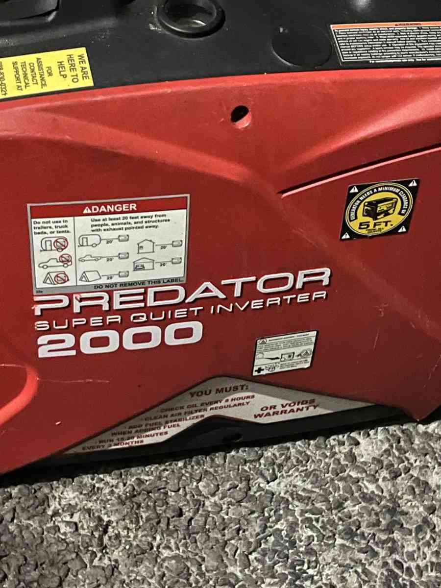 predator generator 2000 - Los Angeles, California - FleaMarketBay