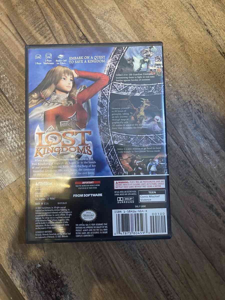 lost kingdoms Nintendo GameCube - Baker, Louisiana - FleaMarketBay