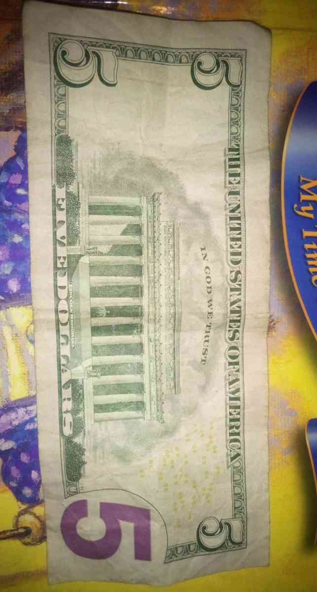special reserve five dollar bill - Fair Play, South Carolina - FleaMarketBay