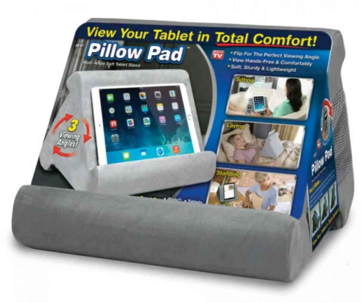 Pillow Pad  Multi Angle Cushioned Pillow Stand  Gray - Corning, California