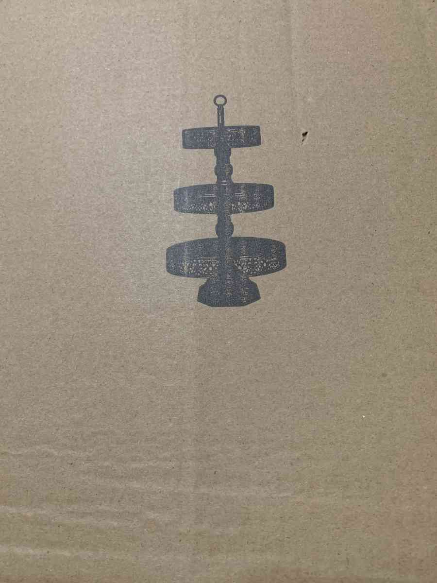 cake stands 3 piece  dessert stand 3 tier combo - Carrollton, Texas