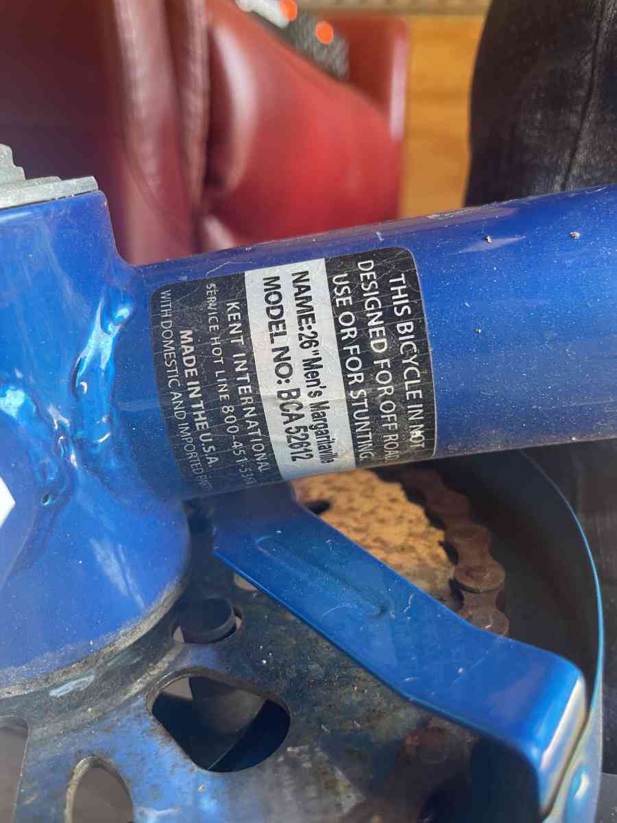 26 MARGARITAVILLE bike - California City, California - FleaMarketBay