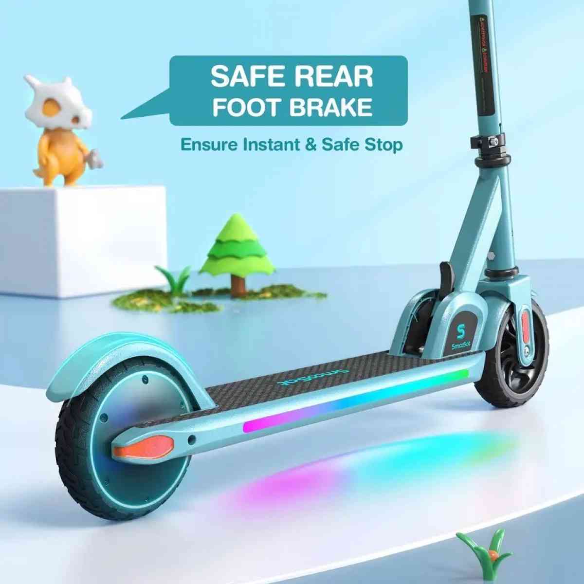 Foldable Electric Scooter for Kids 3 Speeds and Adjustable H - Claremont, California - FleaMarketBay
