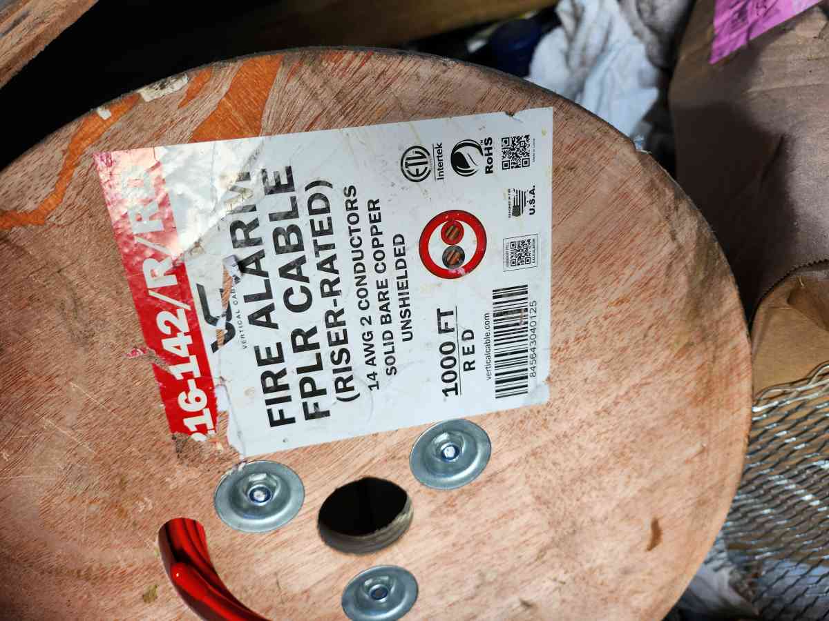 14 AWG 2C SOLID FPLR RISER RATED NONSHIELDED FIRE ALARM CABL - Grand Haven, Michigan