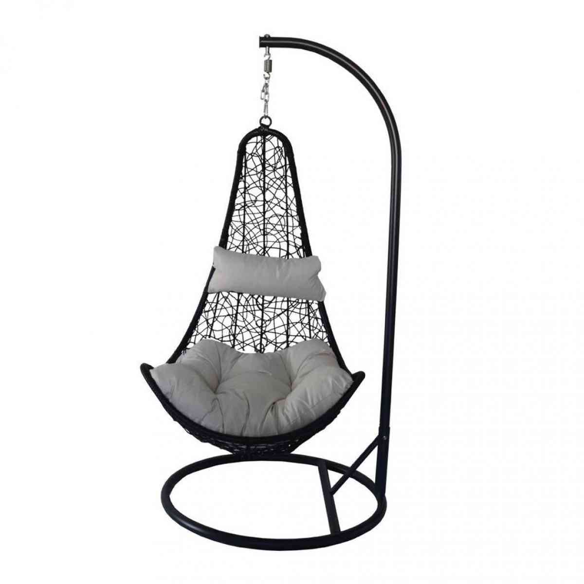 Egg chair for patio sectional with blue cushions  we have de - Houston, Texas