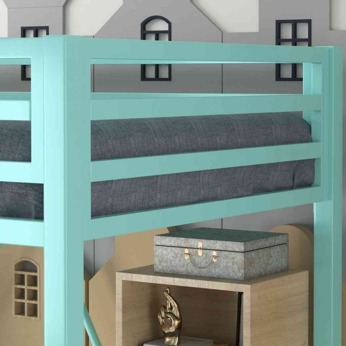 USAN10295913 lofttwin size 120Twin Loft Heavy Duty Bunk Bed - Claremont, California - FleaMarketBay