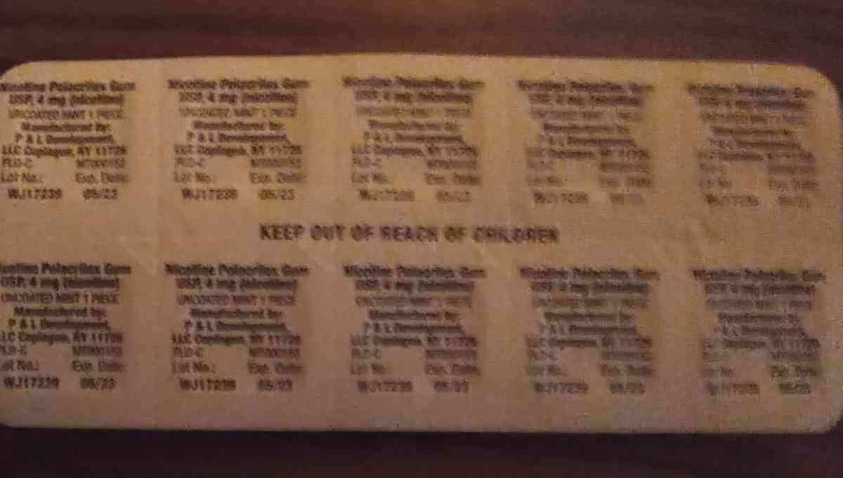 4 mg Nicorette Gum - Chippewa Falls, Wisconsin - FleaMarketBay