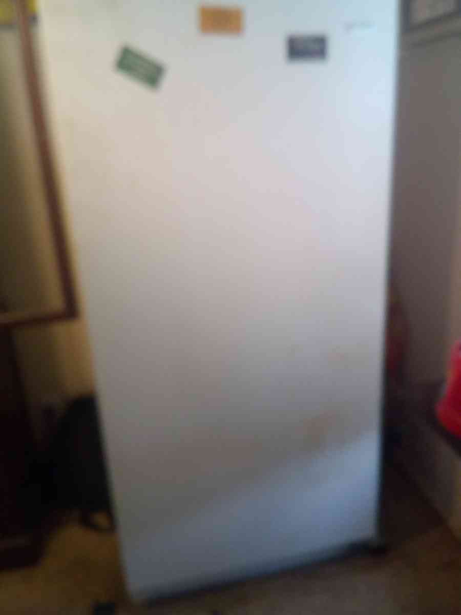 4 foot upright freezer white works great - Fort Worth, Texas