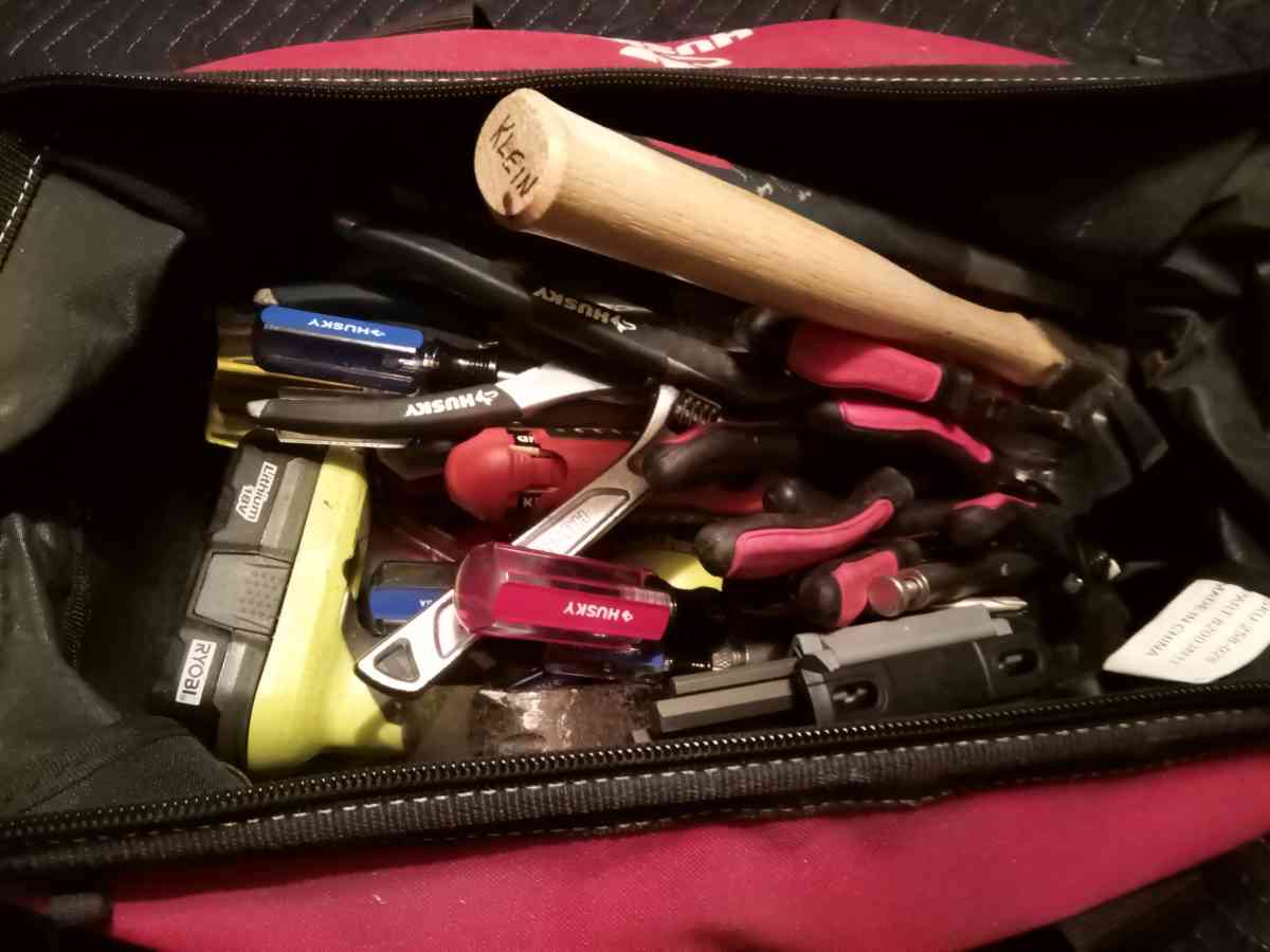 Husky tool bag with assorted tools - Austin, Texas - FleaMarketBay