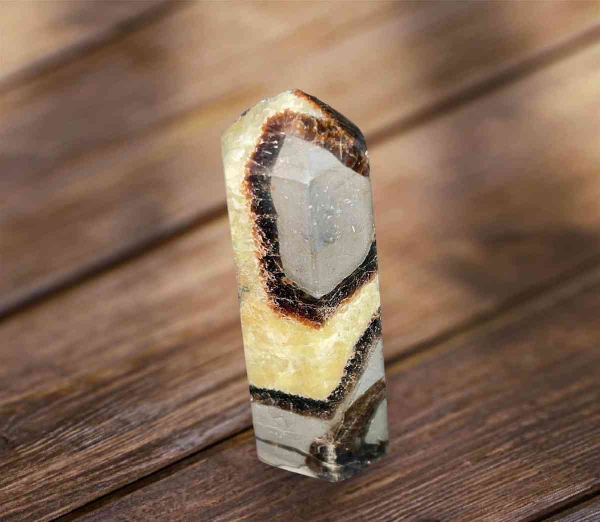 Druzy Septarian Crystal Tower