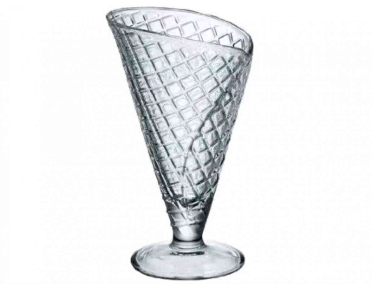 Waffle Cone Ice Cream Sundae Gelato Dessert Bowls Set 6 - Corning, California