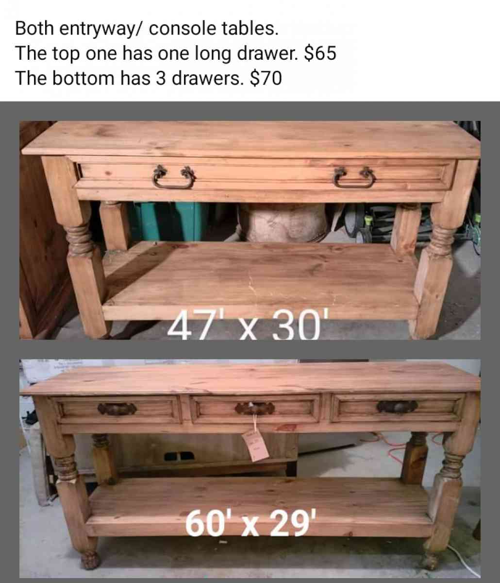 rustic wood furniture - Waxahachie, Texas - FleaMarketBay