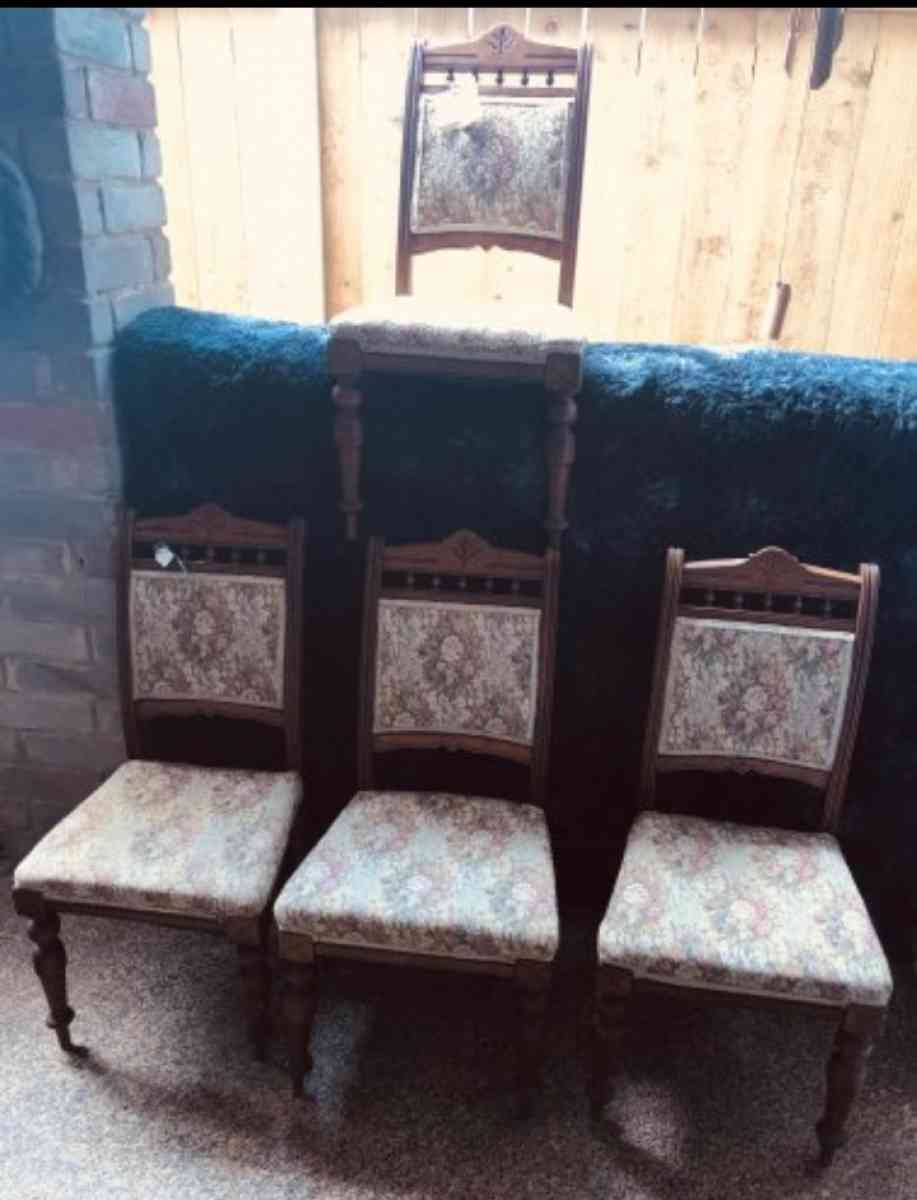 antique victorian late 1800s chairs  set of 4 - Houston, Texas