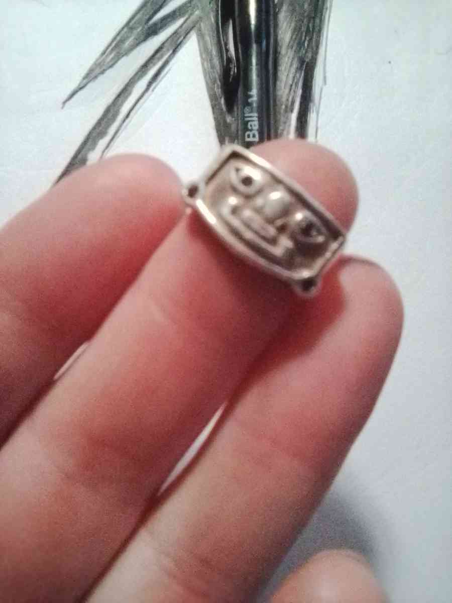 antique 1 platinum diamonds and 1 silver ruby rings - San Francisco, California - FleaMarketBay