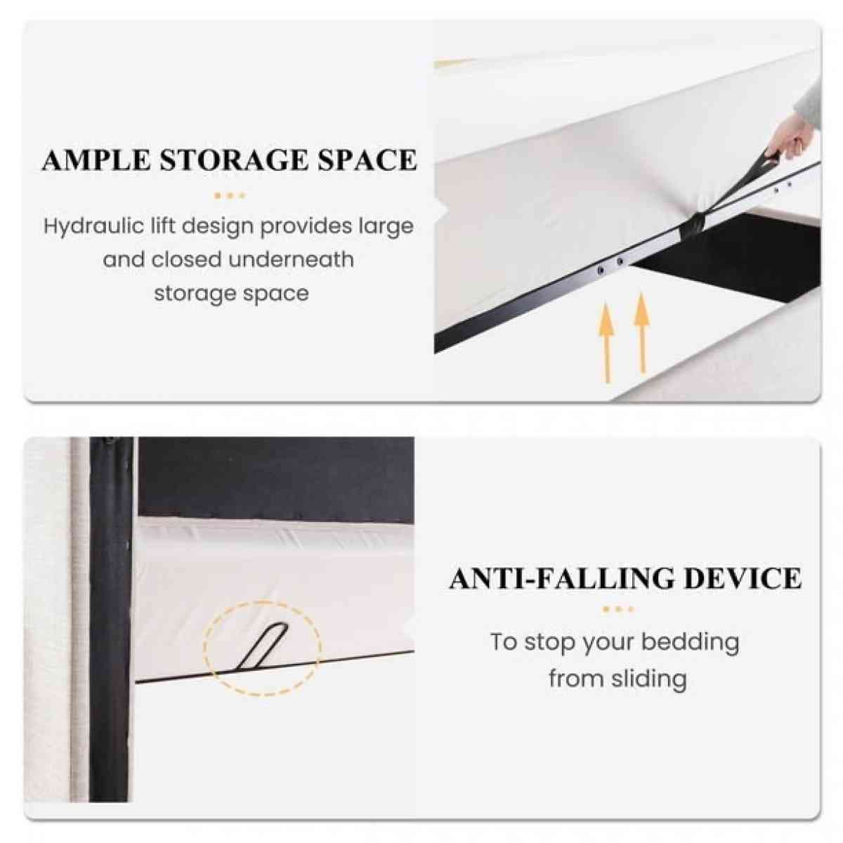 full Size120Full Size Lift Up Platform Bed Frame with Uphols - Claremont, California - FleaMarketBay