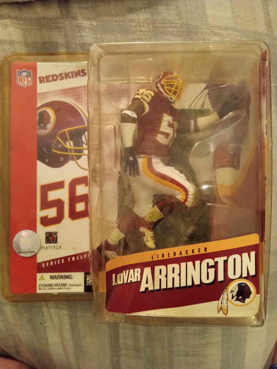 NFL REDSKINS 56 Linebacker LAVAR ARRINGTON Series Twelve - Bunnell, Florida