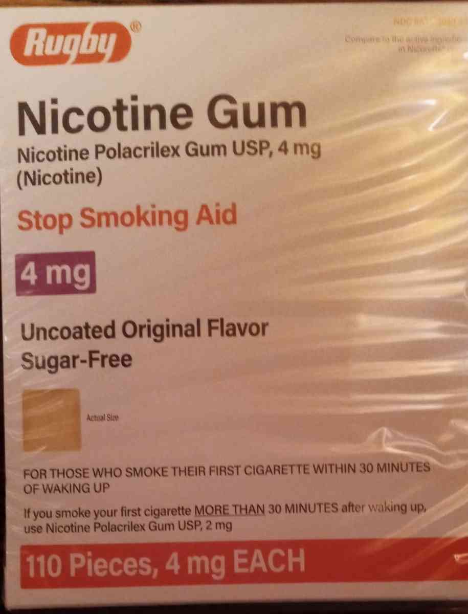 4 mg Nicorette Gum - Chippewa Falls, Wisconsin - FleaMarketBay