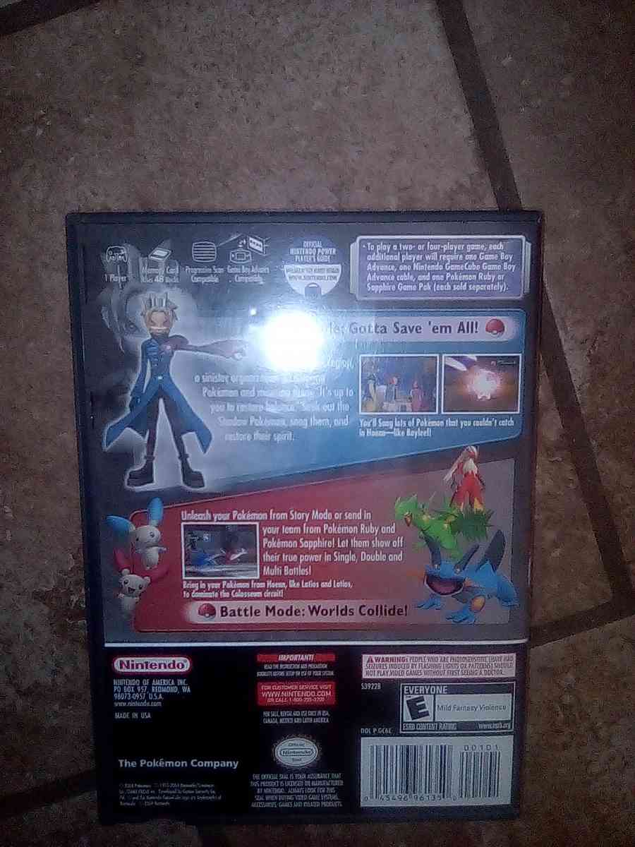 Pokemon colosseum Nintendo gamecube - Baton Rouge, Louisiana - FleaMarketBay