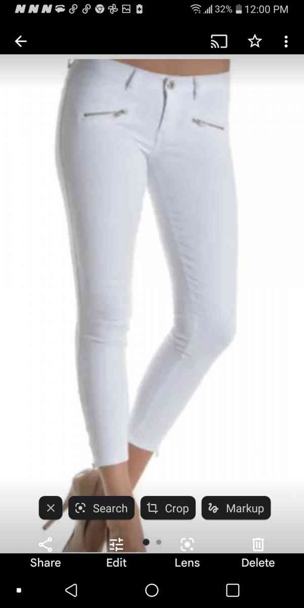 New white and black skinny stretch jeans sm med lg xlg - Oviedo, Florida