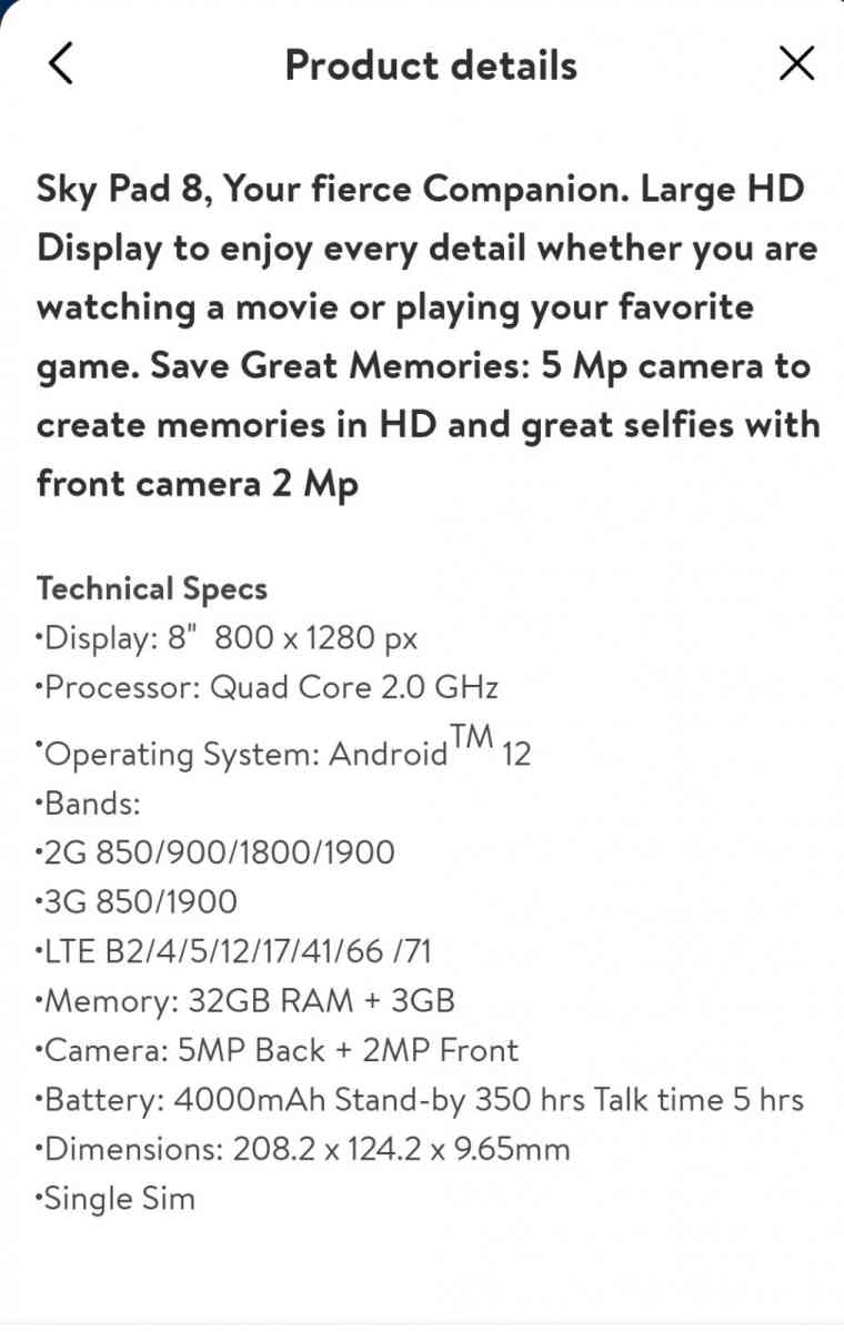 skypad 8 with Otterbein case - Cincinnati, Ohio - FleaMarketBay