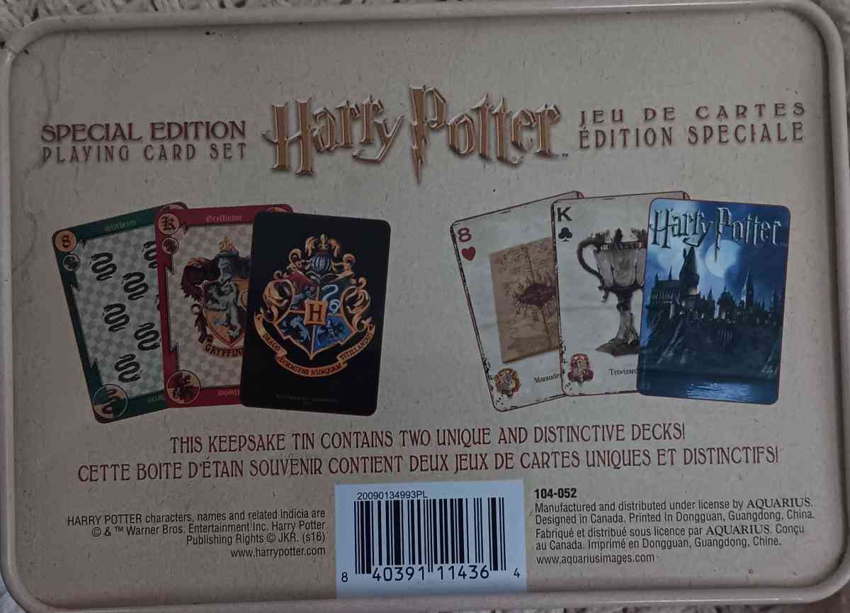Harry Potter Playing cards - Phillipsburg, New Jersey - FleaMarketBay