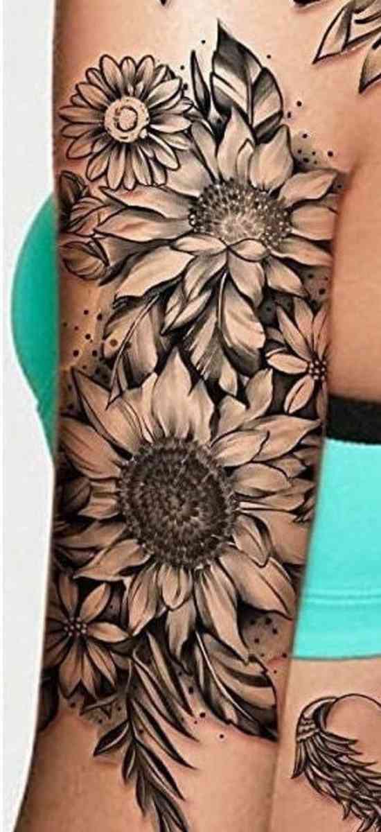 Sunflower Temporary Tattoos - Carson, California - FleaMarketBay
