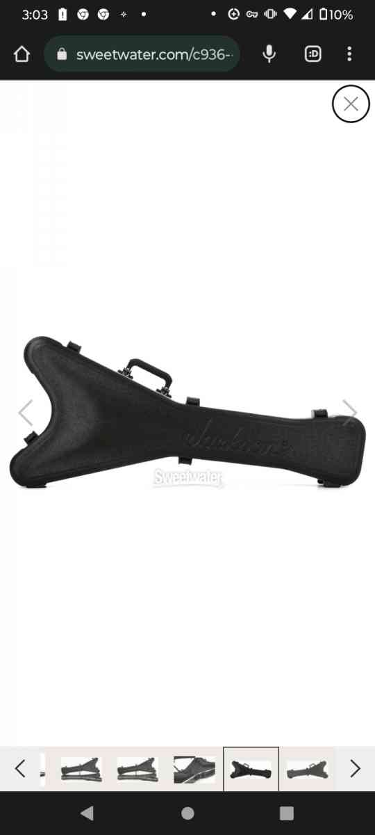 Jackson flying V hardshell guitar case paid 300 new BESTOFFE - Chestertown, Maryland - FleaMarketBay