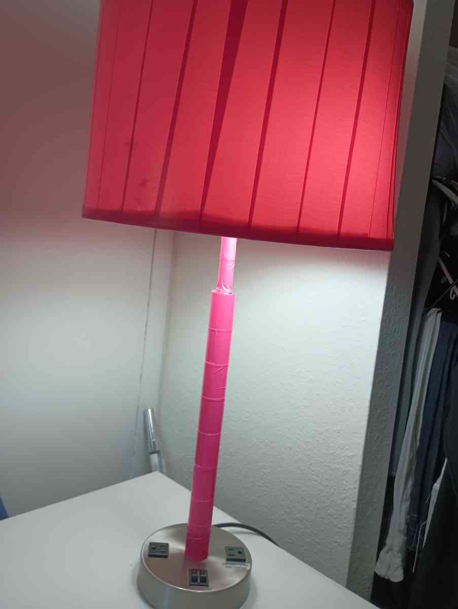 pink and chrome lamp - Fort Lauderdale, Florida