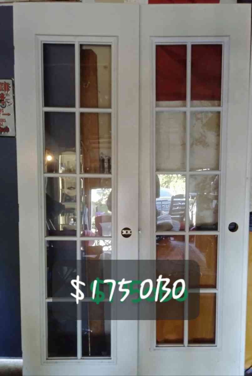 white French doors - Sacramento, California - FleaMarketBay