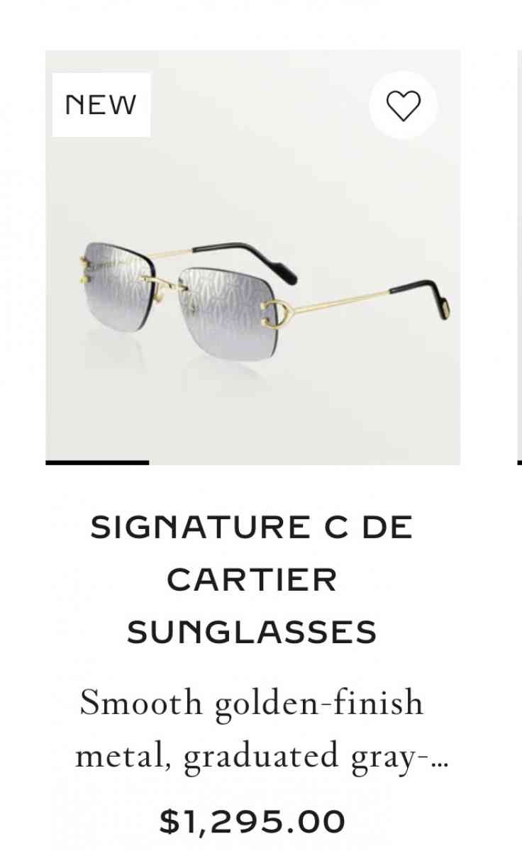 mens Cartier glasses - Washington Navy Yard, District of Columbia - FleaMarketBay