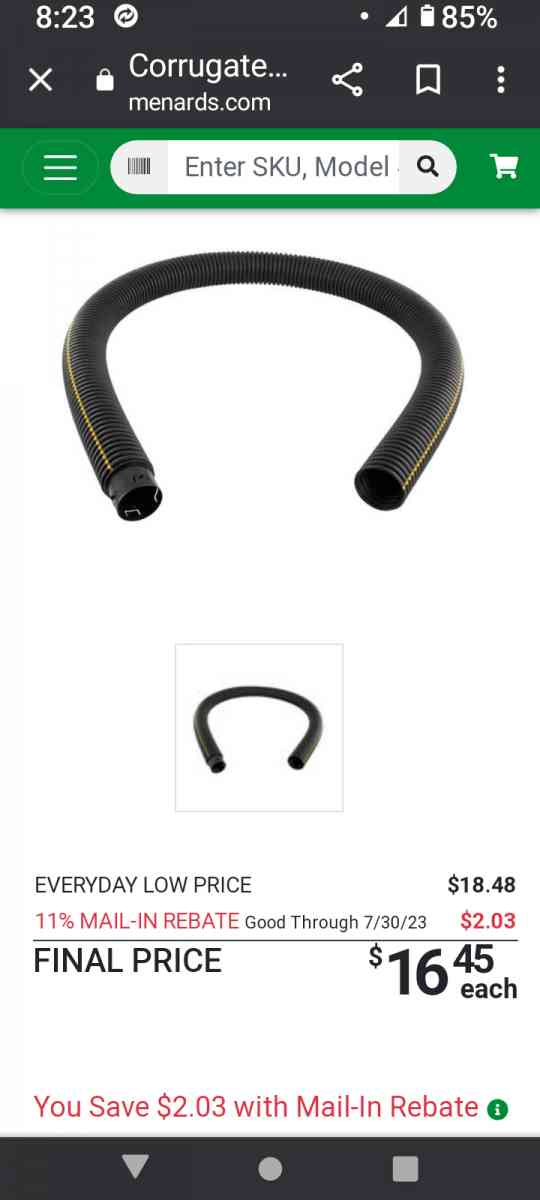 6x10 corrurgated drain pipe  I have 5 of them - Dexter, Missouri