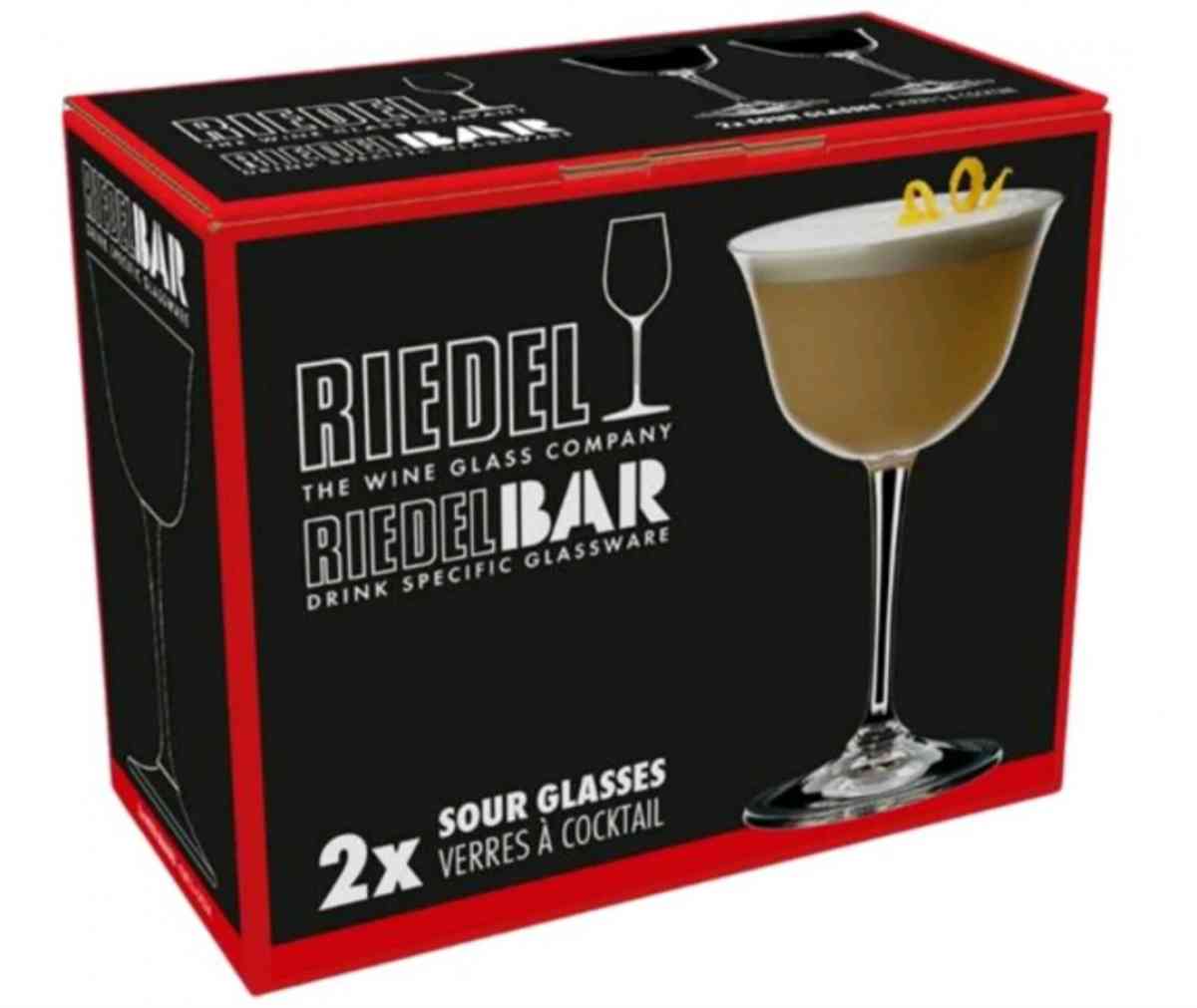 Riedel 2x Sour Glasses - Corning, California