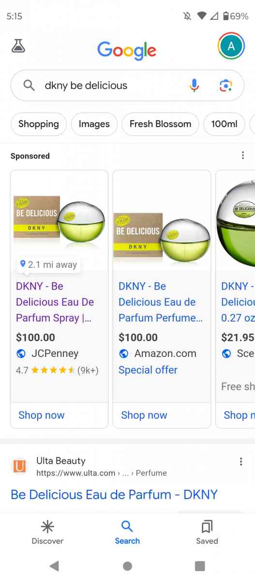 DKNY woman perfume - Flint, Michigan - FleaMarketBay