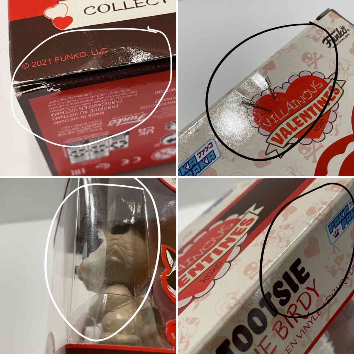 4pc Set Paka Paka Villainous Valentines Funko Pops NIB - Fontana, California - FleaMarketBay