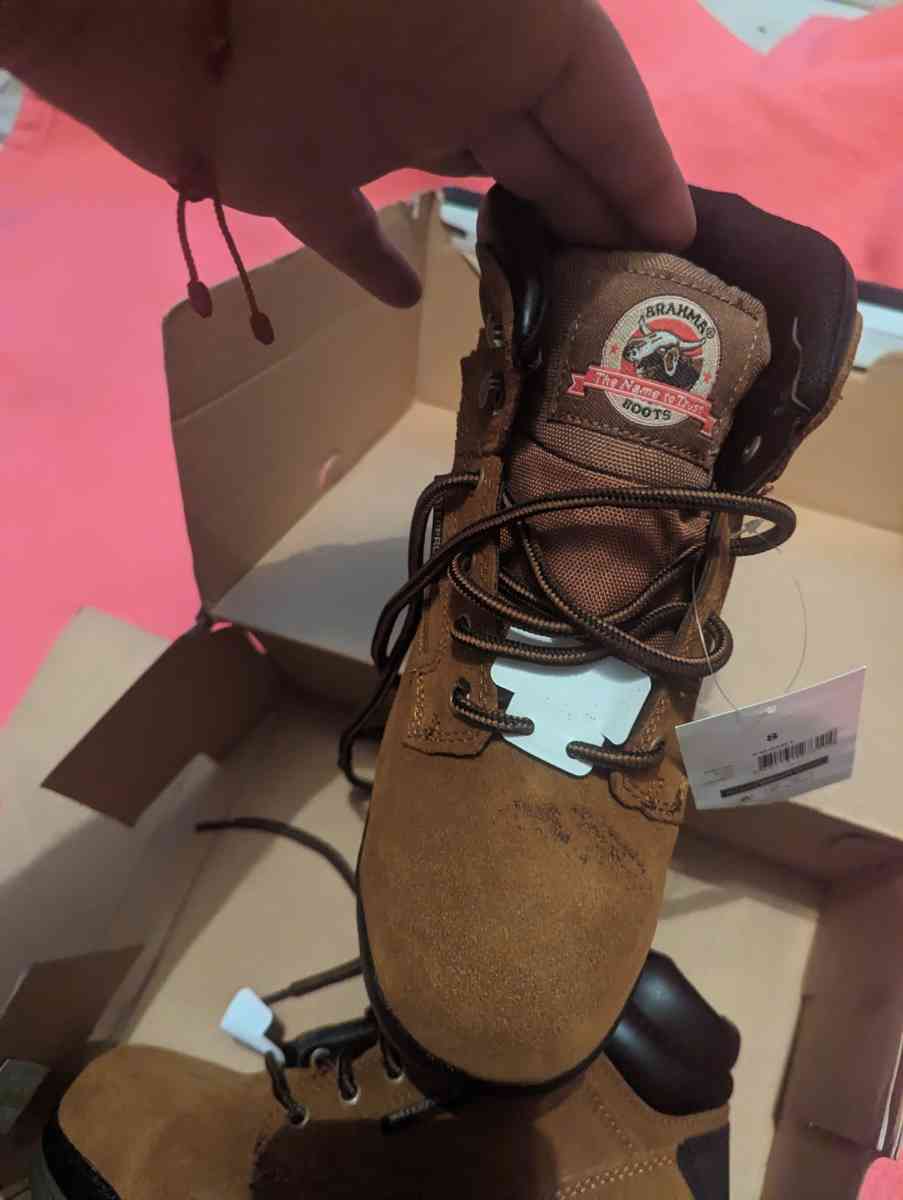 women work boots size 8 steel toe new in box 25 - Miami, Florida