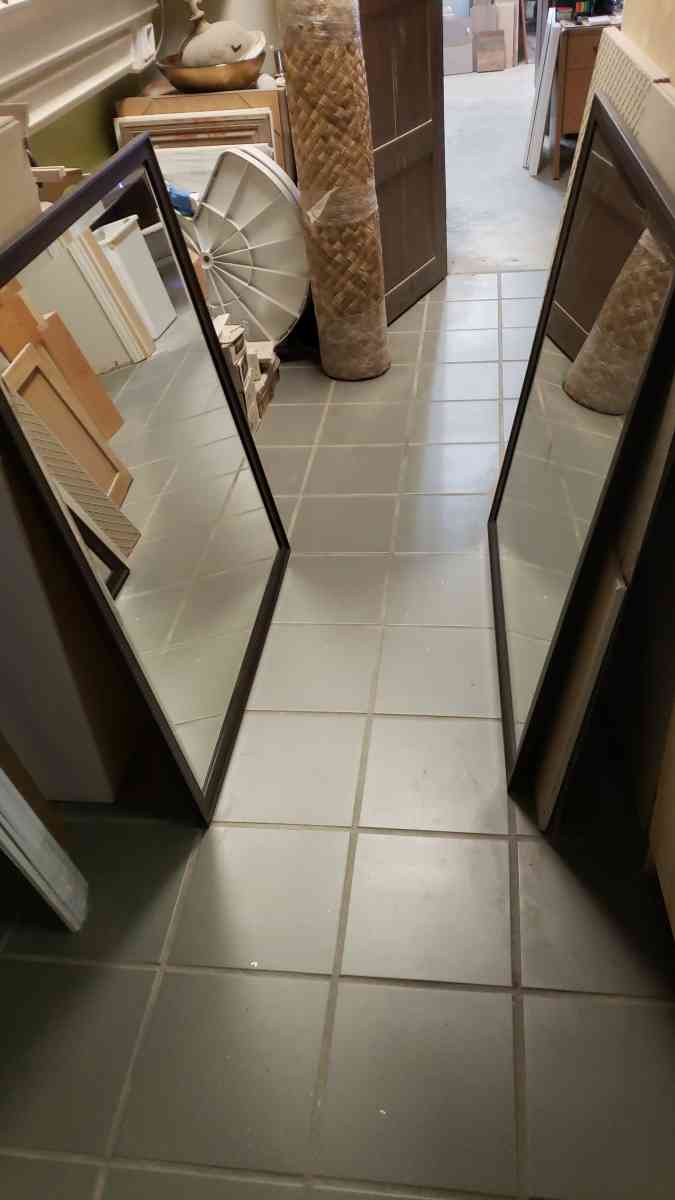 2 large mirrors in wood frame - Montclair, California