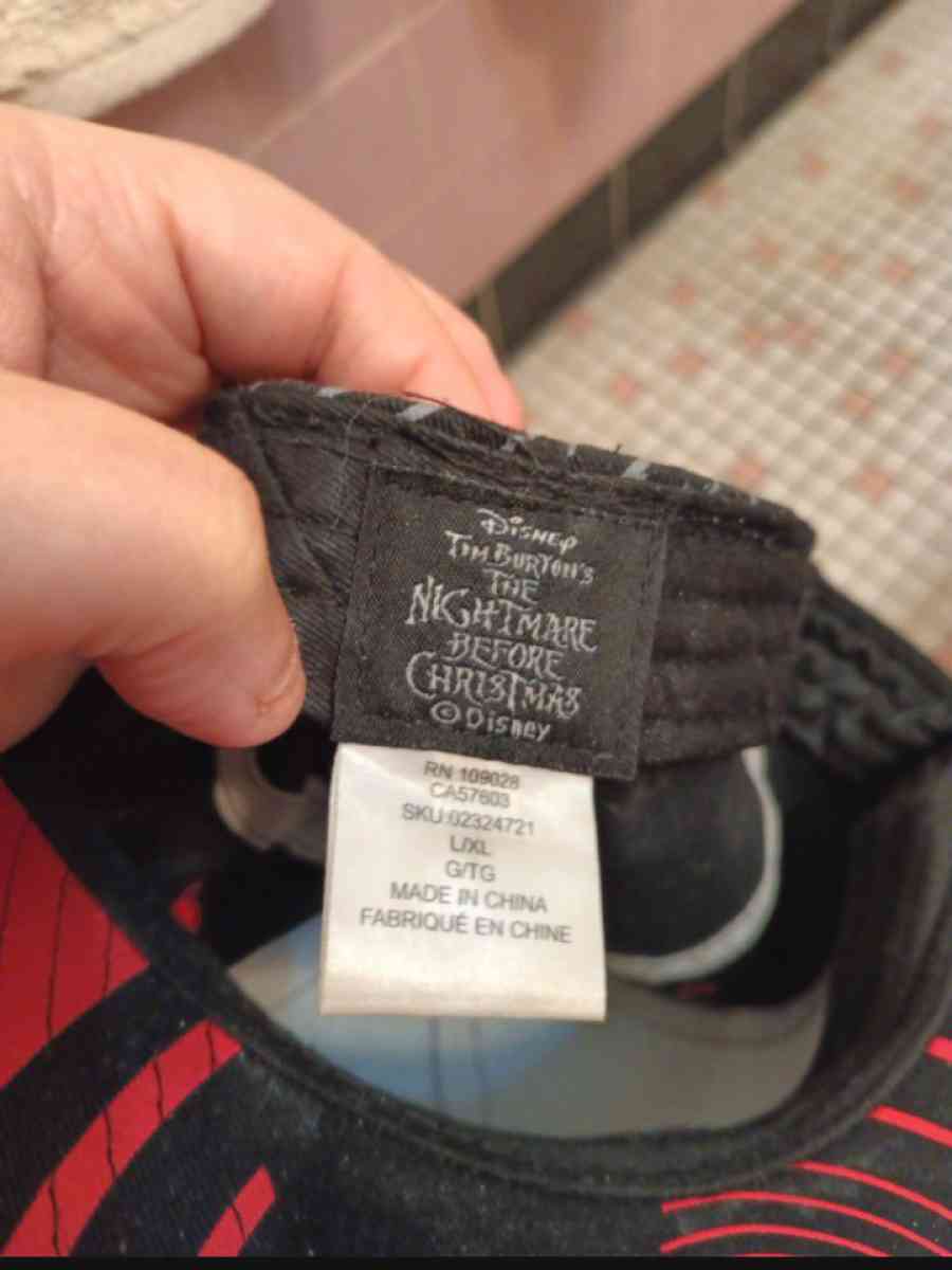 Nightmare Before Christmas Fitted Hat - Tampa, Florida - FleaMarketBay