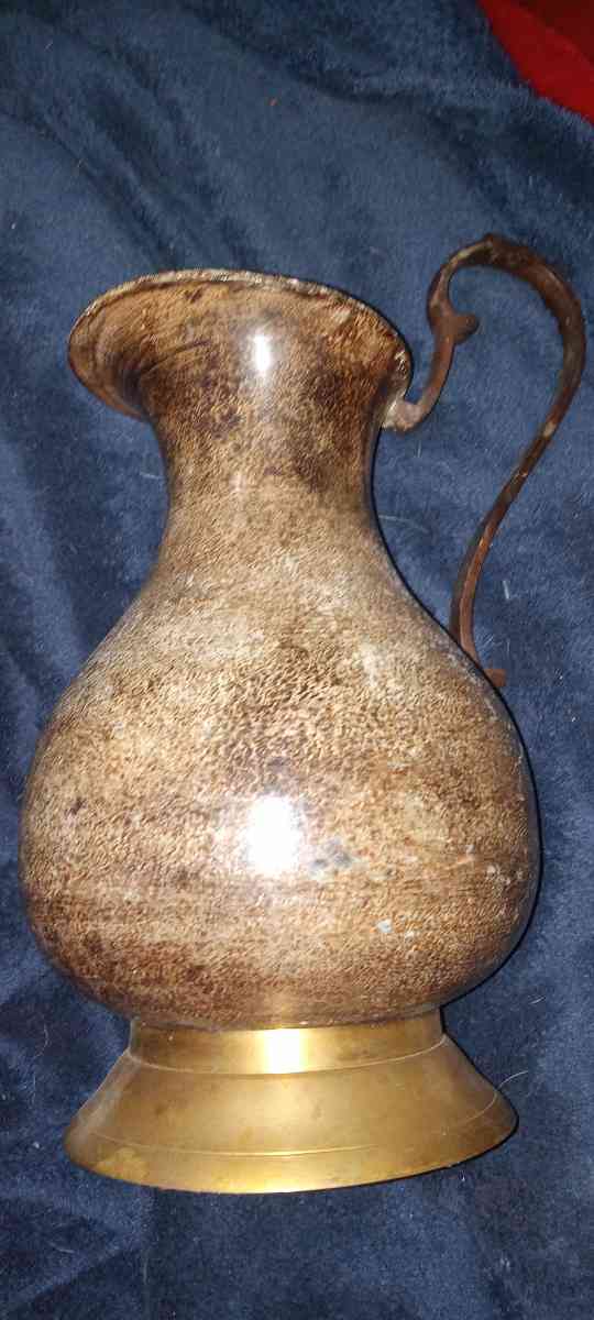 beautiful Vintage brass pitcher - Long Beach, Mississippi - FleaMarketBay