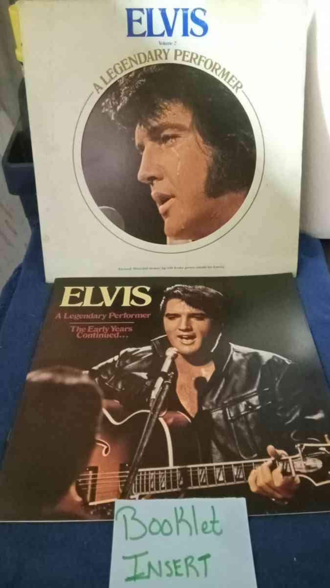 Elvis volume two A legendary performer vinyl record - Indianapolis, Indiana