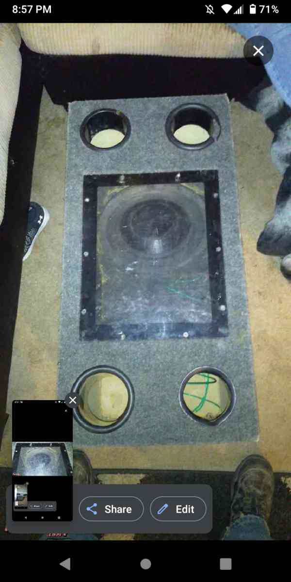 subwoofer speaker box - Modesto, California