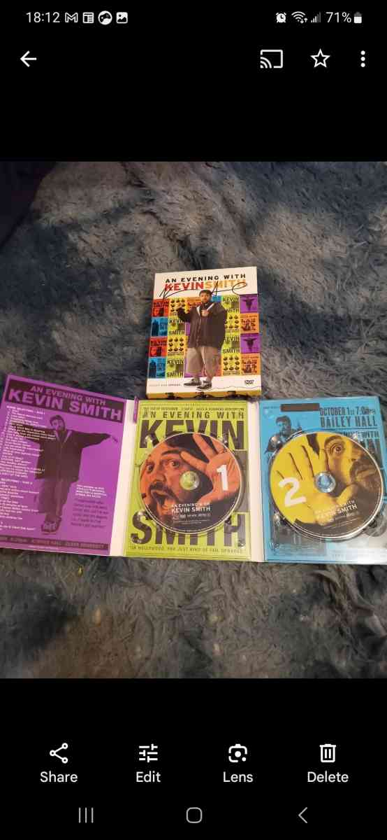 Signed Kevin Smith 2 disc DVD - Eugene, Oregon