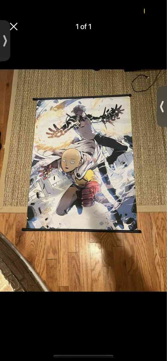 One Punch Man Wall Hanging Poster - Hurst, Texas - FleaMarketBay