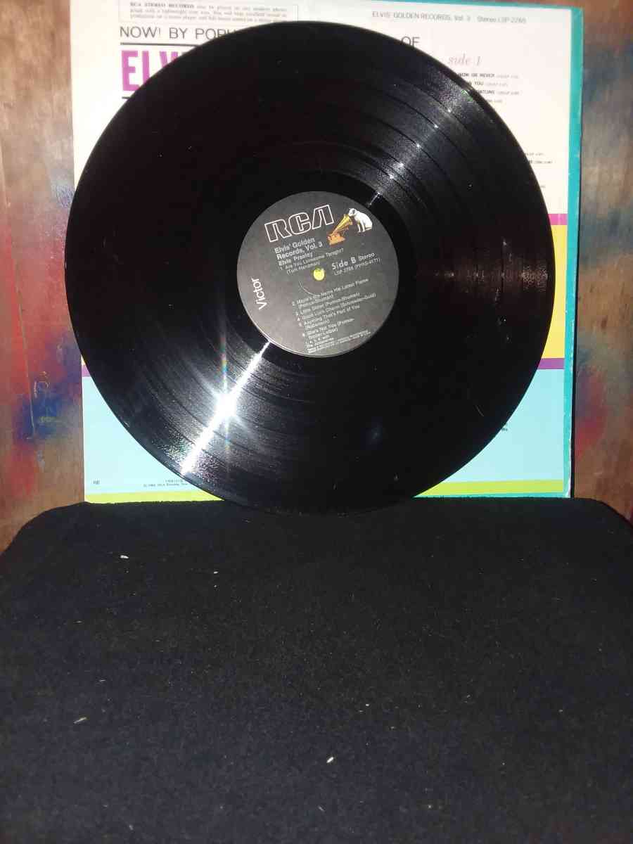 Elvis gold records volume three Vinyl record - Indianapolis, Indiana - FleaMarketBay
