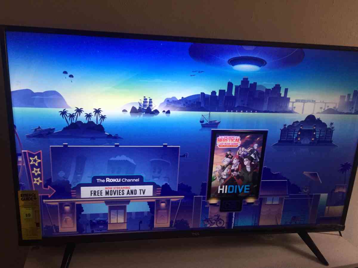 43 in TLC ROKU TV